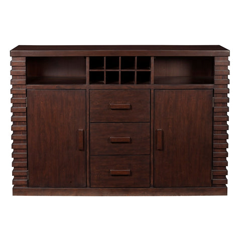 Wood Dining Sideboard in Dark Espresso