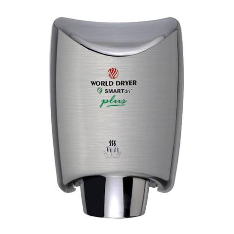 World Dryer K-973P SMARTdri plus (110-120V, Brushed Stainless Steel)
