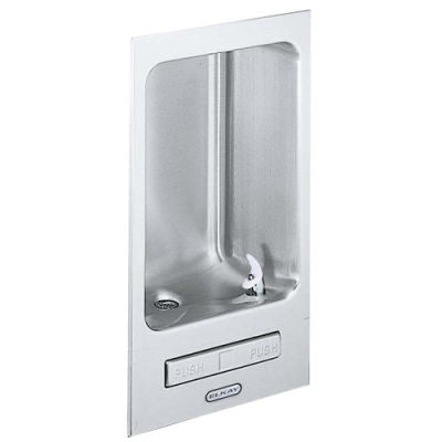 Elkay Fully Recessed Water Fountain, Stainless Steel, Wall Hung, EDFB12C