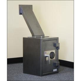 Protex Through-the-Wall Depository Safe With Drop Chute & Electronic Lock FD-2014LS 14" x 14" x 20"