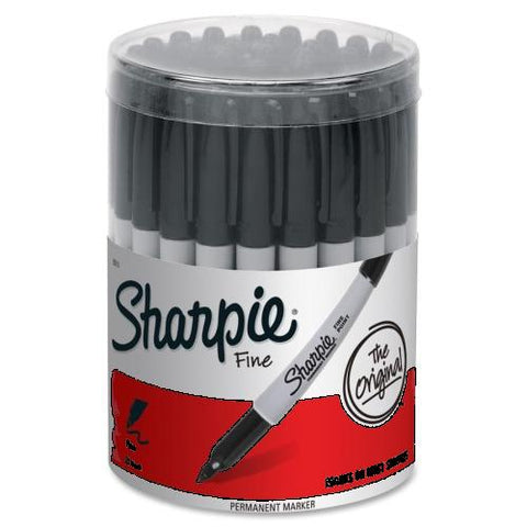 Sharpie Fine Point Permanent Marker, Fine Marker Point - Black Alcohol Based Ink - 36 / Display Box