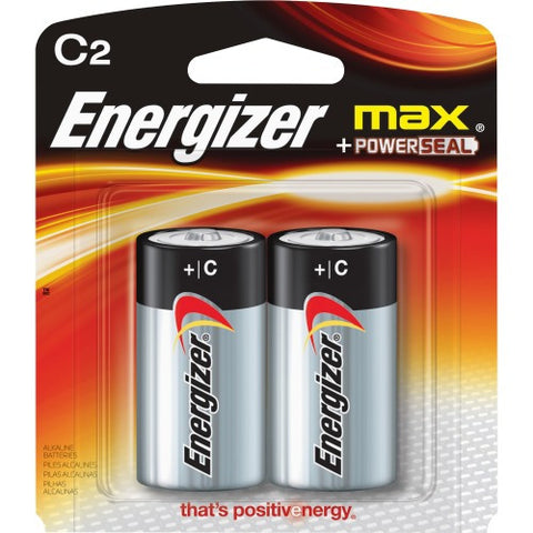 Energizer Max Alkaline C Batteries, For Multipurpose - C - Alkaline - 24 / Carton
