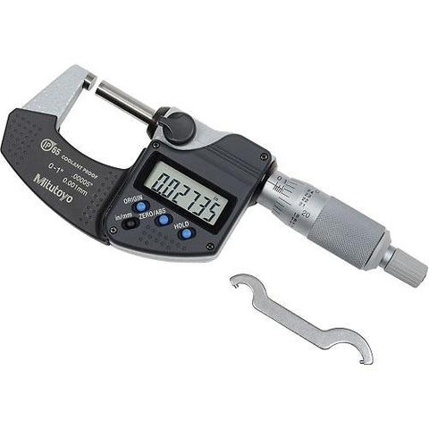 Mitutoyo 293-340-30 0-1" IP65 Digimatic Micrometer