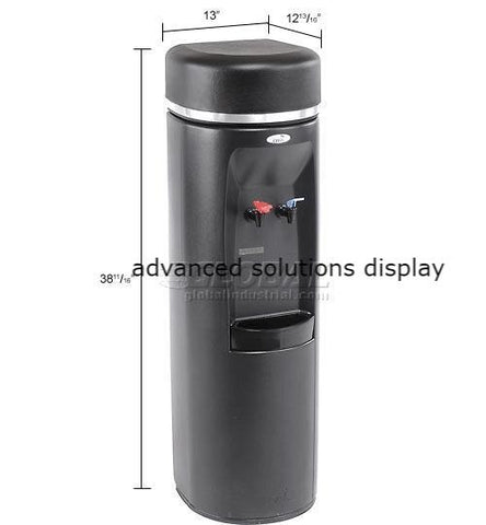 Atlantis Series Point of Use Water Cooler, Two Piece Hot Tank, Hot N'Cold™, Black