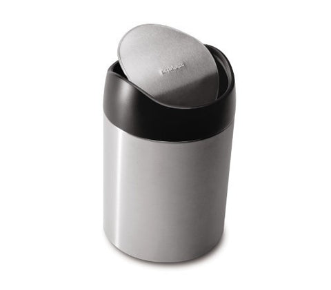 simplehuman Countertop Trash Can, Fingerprint-Proof 1.5 Liter